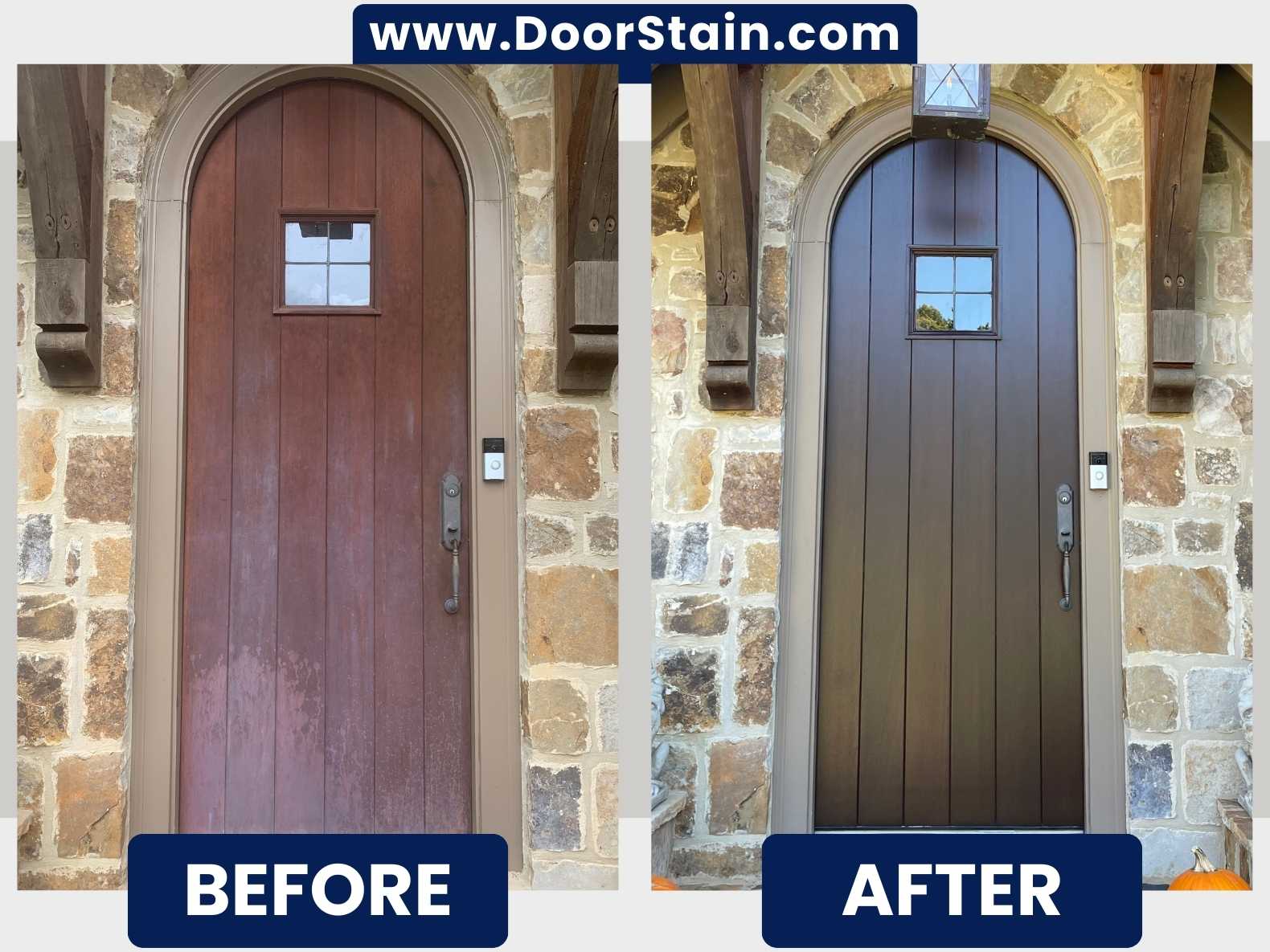 DoorStain Before After Single Door 107