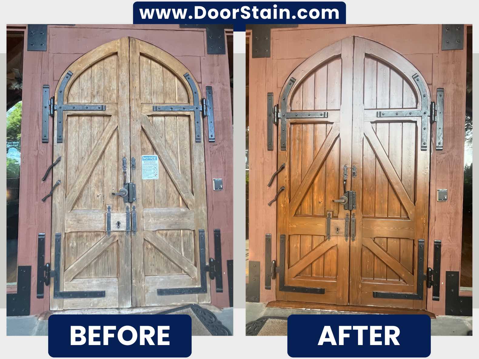 DoorStain Before After Special 144