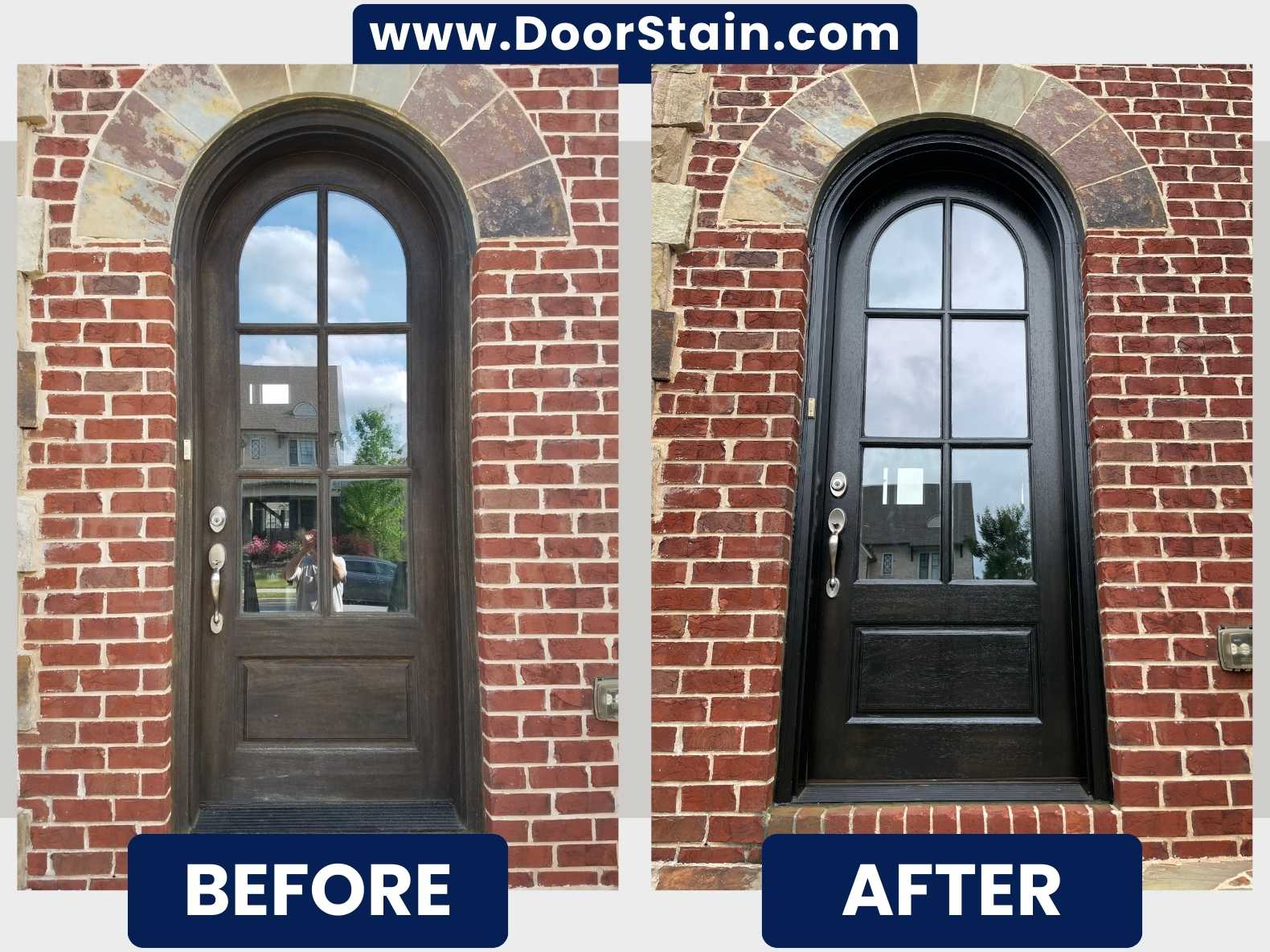DoorStain Before After Single Door 102