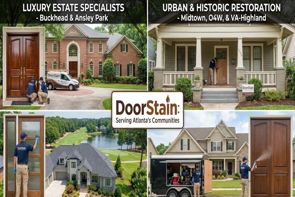 Atlanta door staining