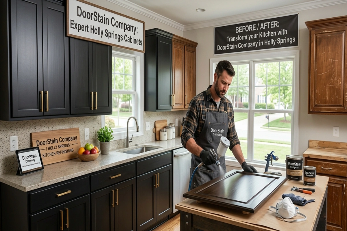 Kitchen cabinet reinishing Holly Springs