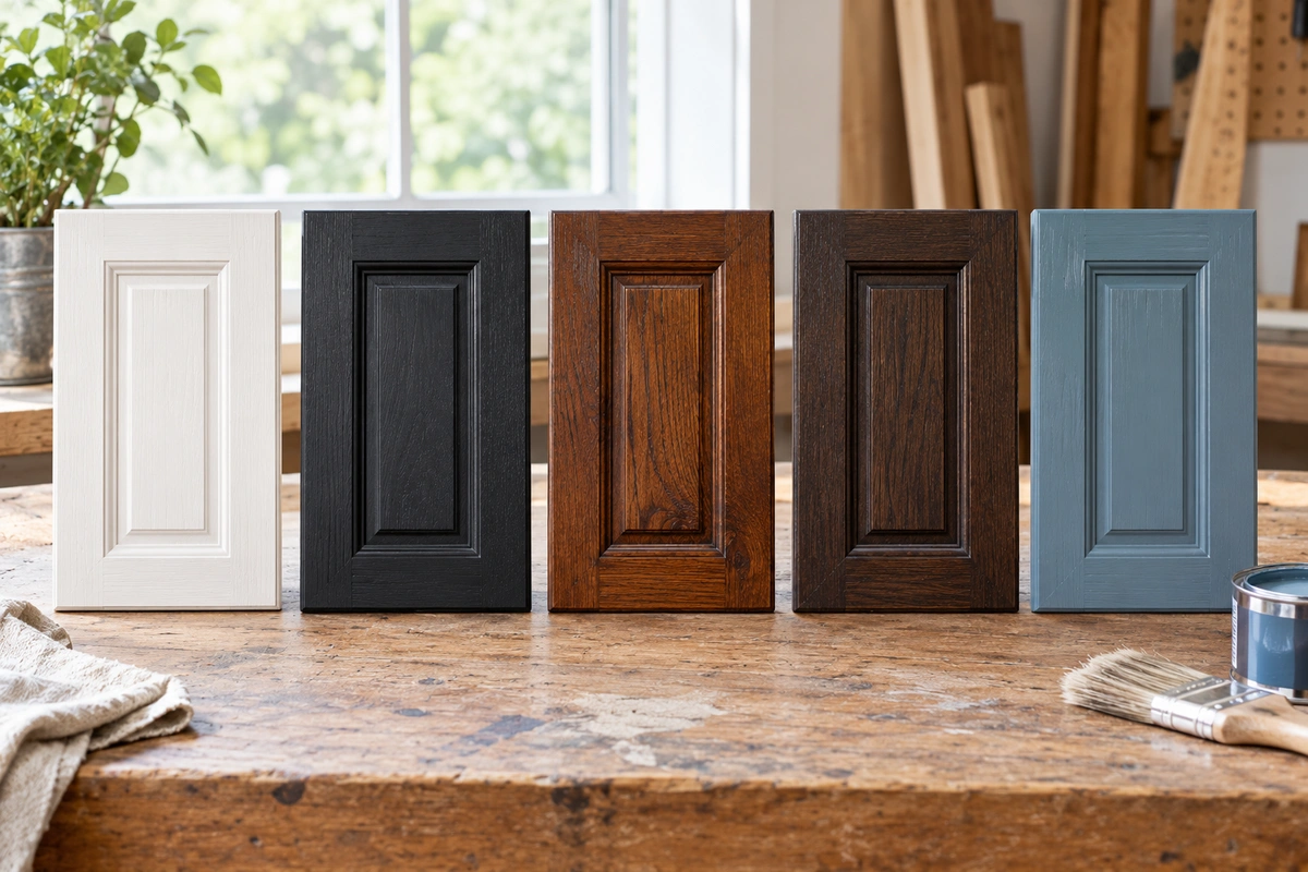 Door Refinishing Dacula, GA: Wood & Fiberglass Door Restoration Experts 3 Exterior door paint colours and stain sample options for Dacula homes